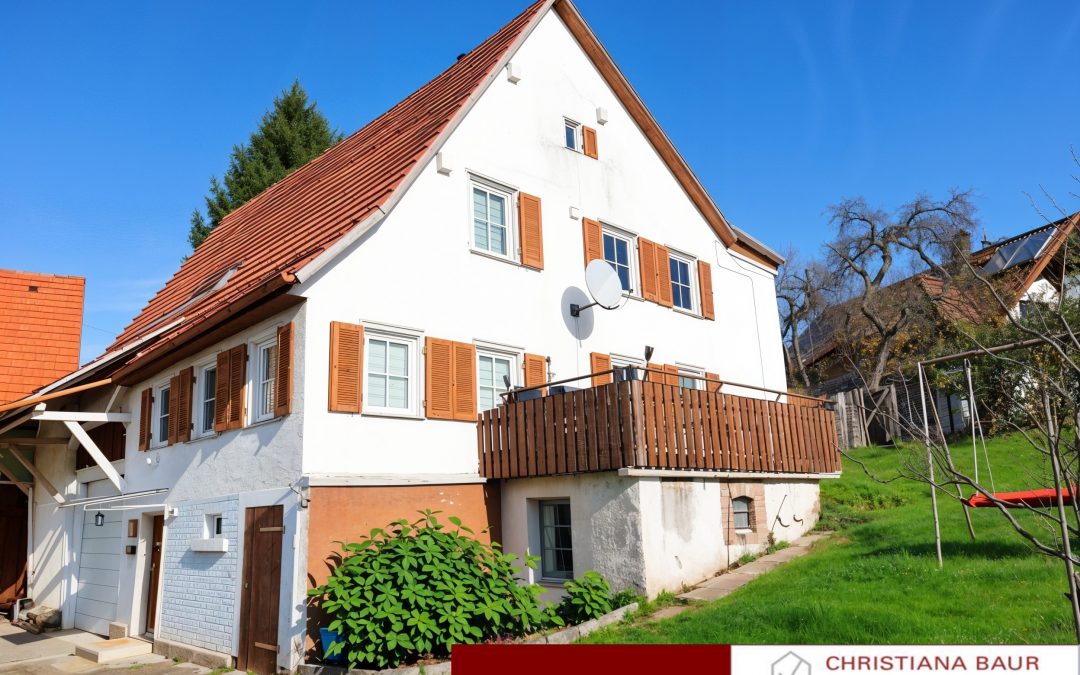 BAUERNHAUS MIT SEPARATER SCHEUNE: Bodelshausen